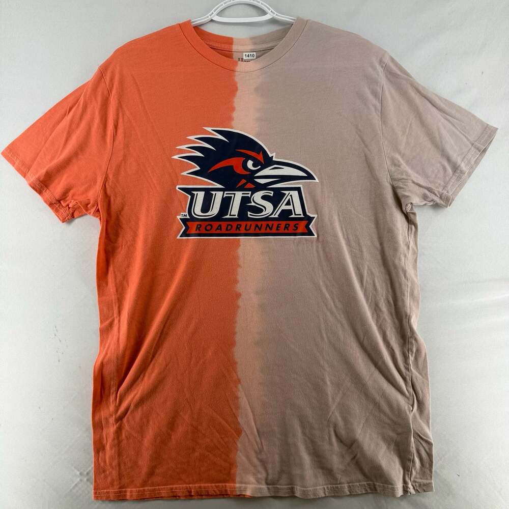 1410 UTSA Roadrunners Distressed Primary Logo Adult T-Shirt